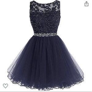 Short prom/homecoming dress with corset.